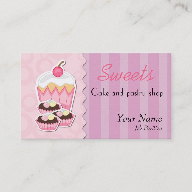 Pastry Shop Business card (Front)