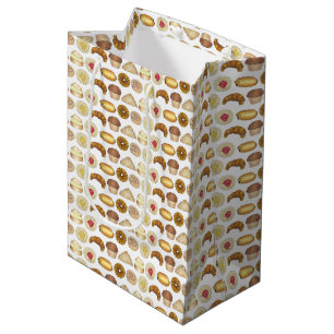 Pastry Tray Croissant Danish Muffin Baked Goods Medium Gift Bag