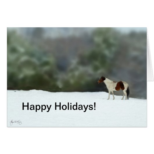 Pastural Moment Holiday Card (Front Horizontal)