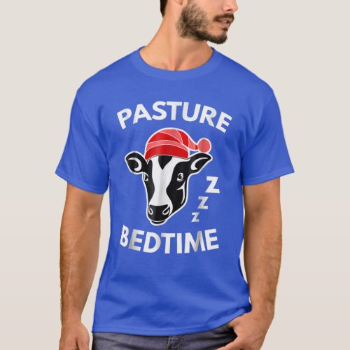 Pasture Bedtime Funny Cute Cow Pajamas Gift T_Shirt