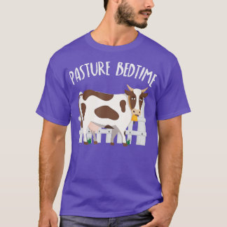 Pasture Bedtime Funny Cute Cow Pajamas PJ T-Shirt