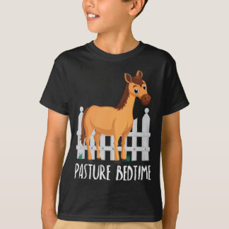 Pasture Bedtime Funny Cute Horse Pajamas PJ T-Shirt