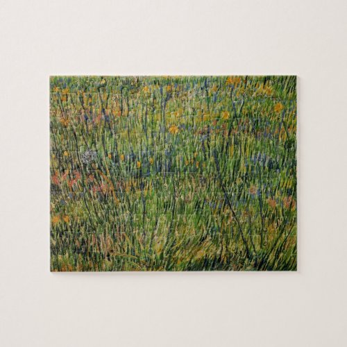 Pasture in Bloom by Vincent van Gogh Jigsaw Puzzle