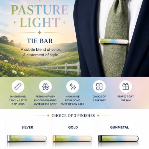 Pasture Light Gold Finish Tie Bar