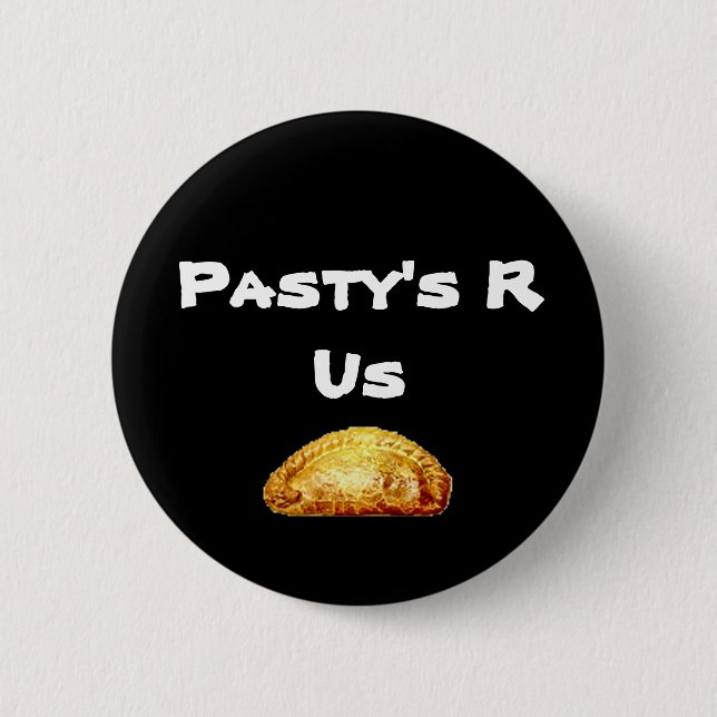 pasty, Pasty's R Us Pinback Button (Front)