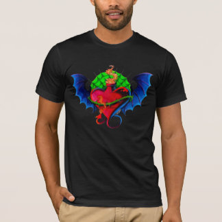 Pasyko-Daizie Dragon Wing Heart Men's t-shirt