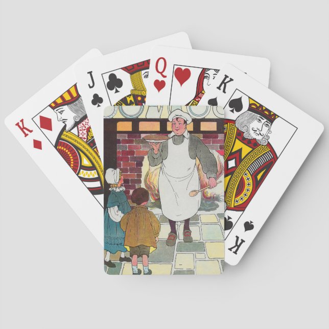 Pat-a-cake, pat-a-cake, Baker's man Poker Cards (Back)