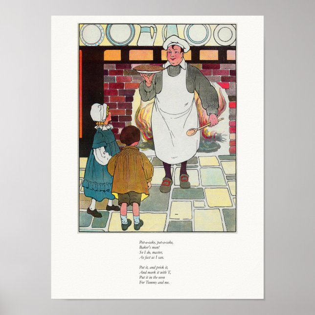 Pat-a-cake, pat-a-cake, Baker's man Poster (Front)