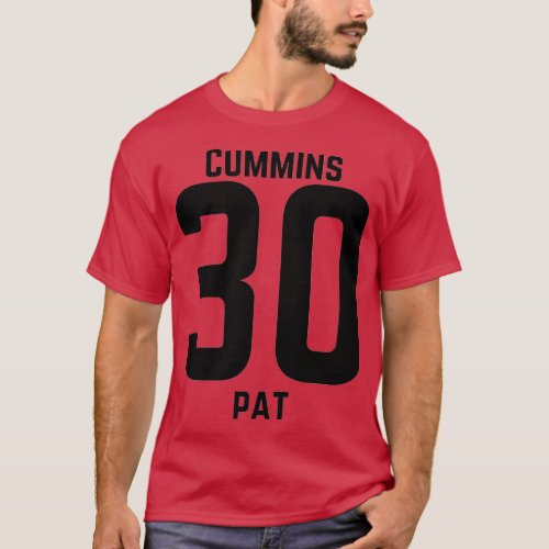 Pat Cummins 30 Australian Cricket T_Shirt
