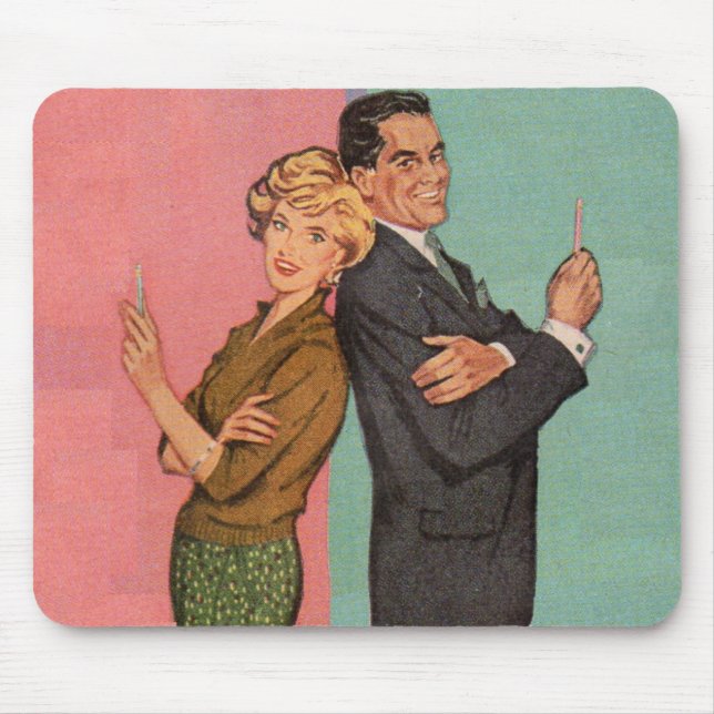 Pat has a pen and Perry has a pen Mouse Pad (Front)