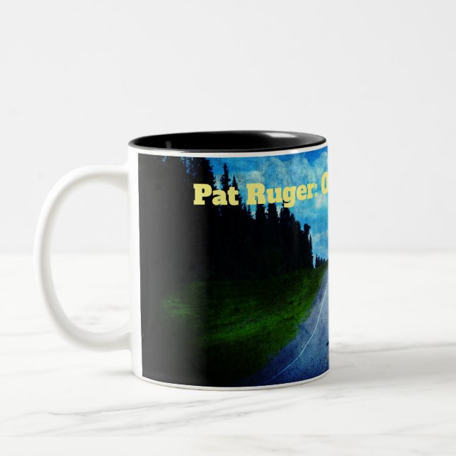 Pat Ruger: Oblivion Highway Coffee Mug (Left)