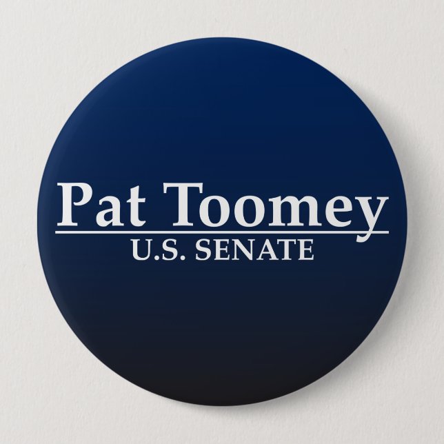 Pat Toomey U.S. Senate Button (Front)