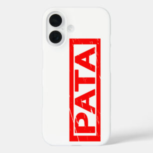 Pata Stamp iPhone 16 Case