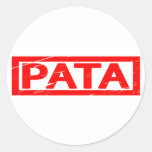 Pata Stamp Classic Round Sticker