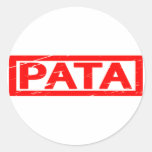 Pata Stamp Classic Round Sticker