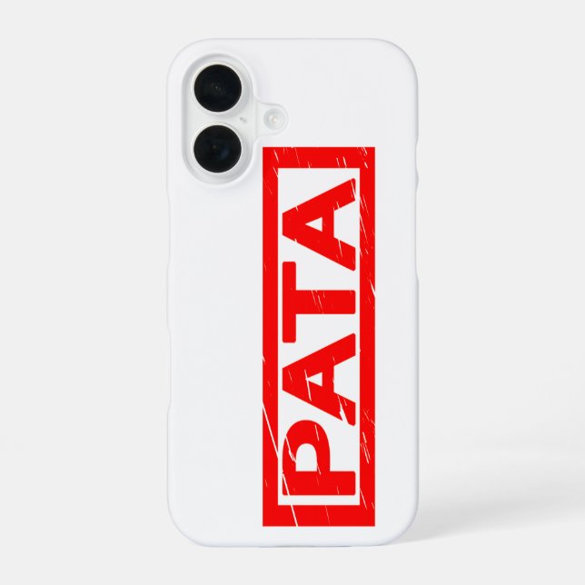 Pata Stamp Iphone Case (Back)