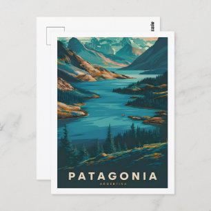 Patagonia Argentina Famous Travel Place Postcard
