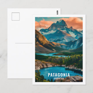 Patagonia Argentina Famous Travel Place Postcard