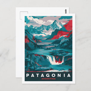 Patagonia Argentina Famous Travel Place Postcard