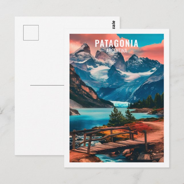 Patagonia Argentina Famous Travel Place Postcard (Front/Back)