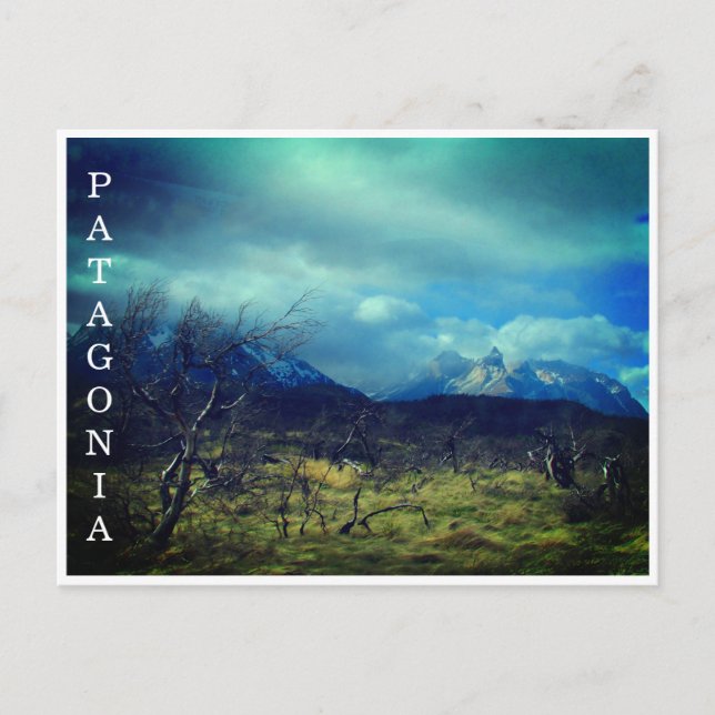 patagonia dusk landscapes postcard (Front)