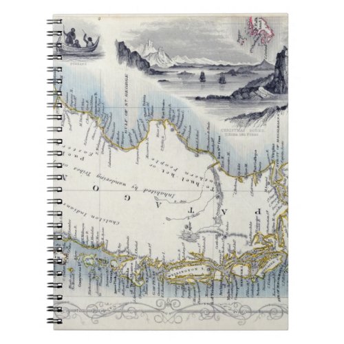 Patagonia from a Series of World Maps published b Notebook