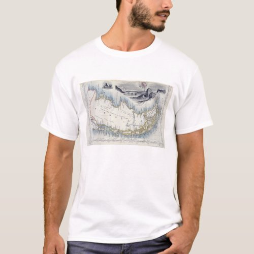 Patagonia from a Series of World Maps published b T_Shirt