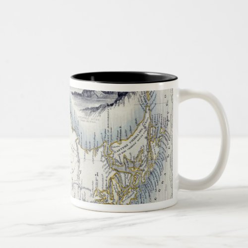 Patagonia from a Series of World Maps published b Two_Tone Coffee Mug
