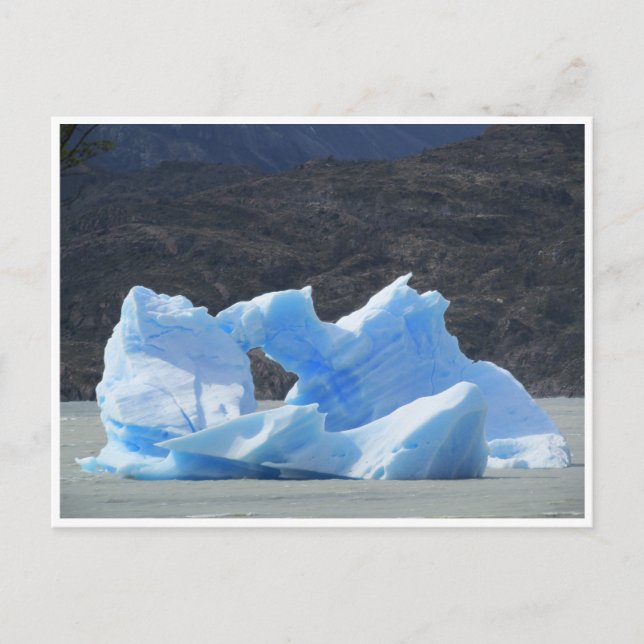 patagonia iceberg blue postcard (Front)