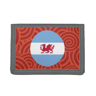 Patagonia round flag trifold wallet