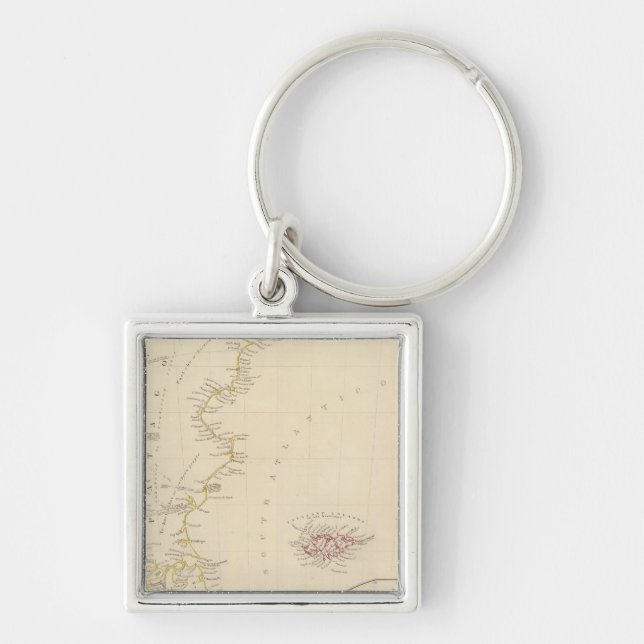 Patagonia, S Shetlands, S Orkneys Keychain (Front)