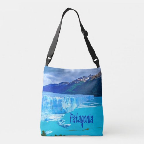 Patagonia South America Glacier and Mountains Crossbody Bag