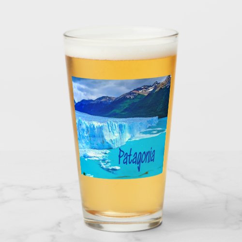 Patagonia South America Glacier and Mountains Glass