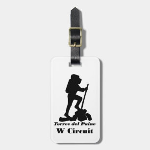 Patagonia - Torres del Paine - W Circuit - Hiking Luggage Tag