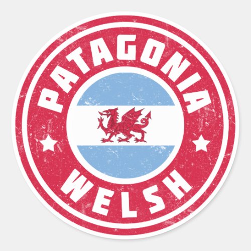 Patagonia Welsh Flag Classic Round Sticker