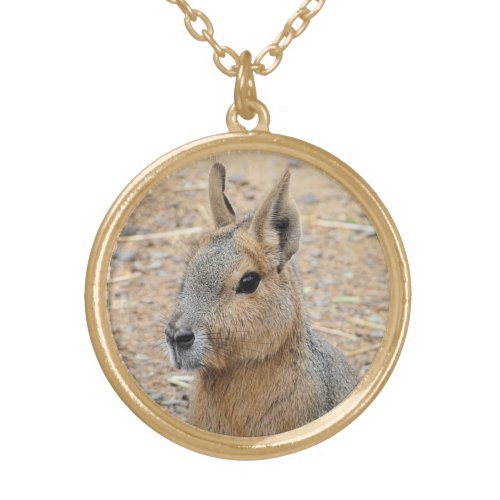 PATAGONIAN MARA GOLD PLATED NECKLACE