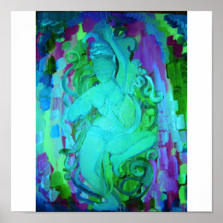 Patanjali Bleu Poster