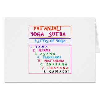 PATANJALI Yoga Sutra Compilation List Cards