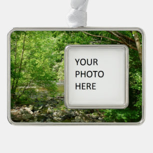 Patapsco River View Maryland Nature Photography Christmas Ornament