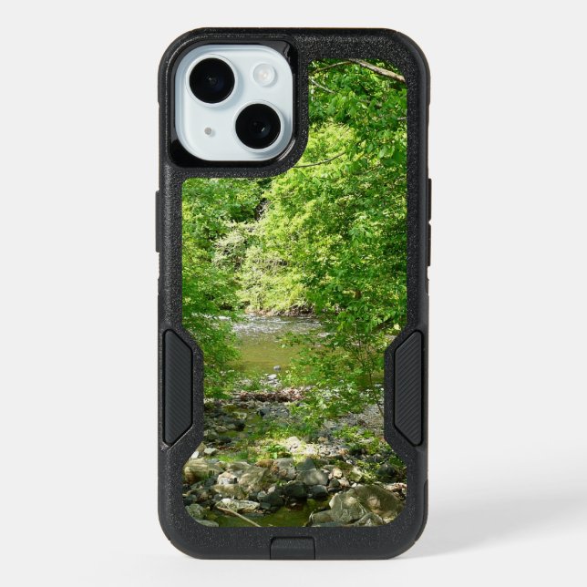 Patapsco River View Maryland Nature Photography iPhone 15 Case (Back)