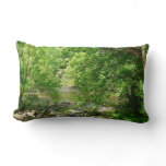 Patapsco River View Maryland Nature Photography Lumbar Pillow