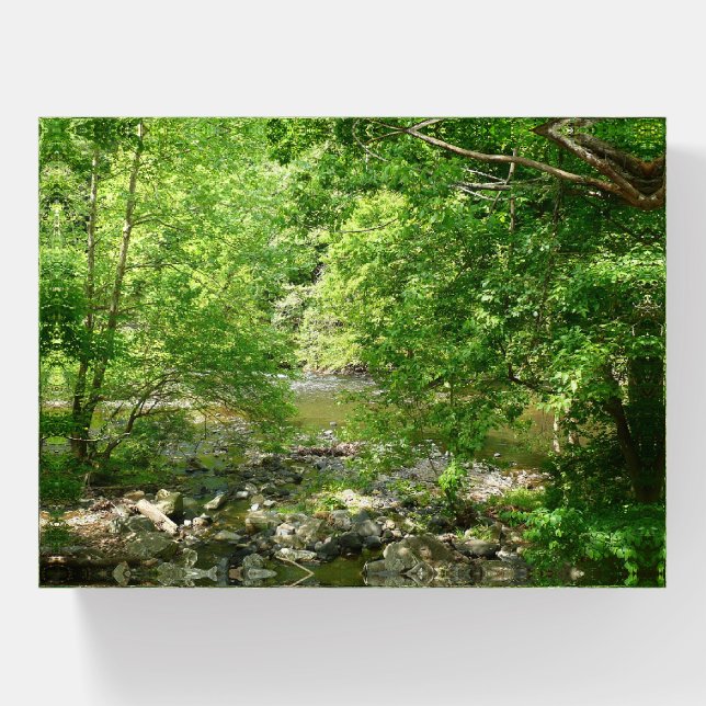 Patapsco River View Maryland Nature Photography Paperweight (Front)