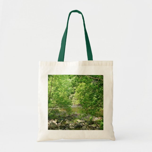 Patapsco River View Maryland Nature Photography Tote Bag (Front)