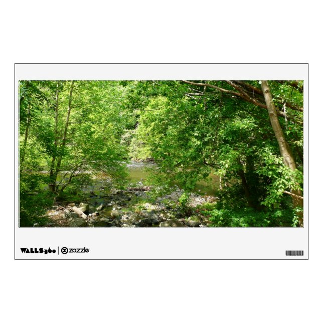 Patapsco River View Maryland Nature Photography Wall Sticker (Front)