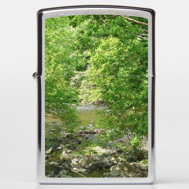 Patapsco River View Maryland Nature Photography Zippo Lighter (Front)