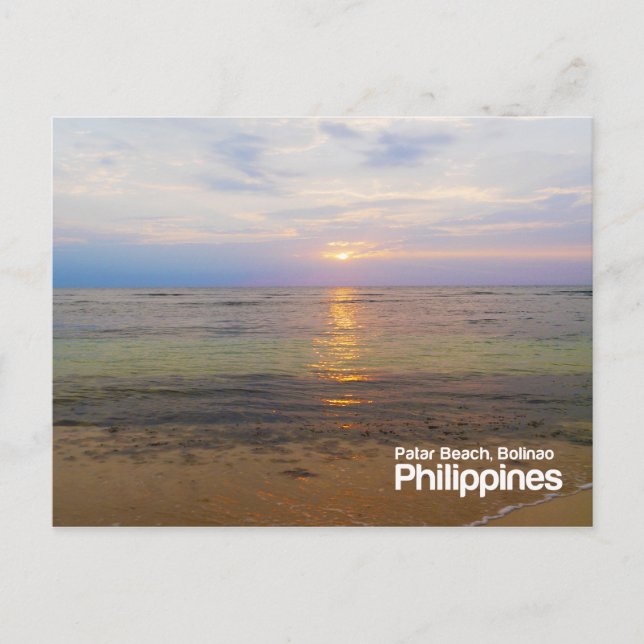 Patar Beach Pangasinan Philippines Postcard (Front)