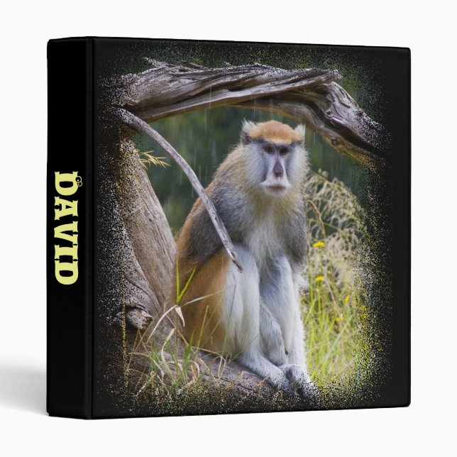 Patas Monkey 3 Ring Binder (Front/Spine)