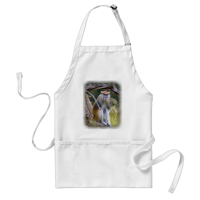 Patas Monkey Adult Apron (Front)