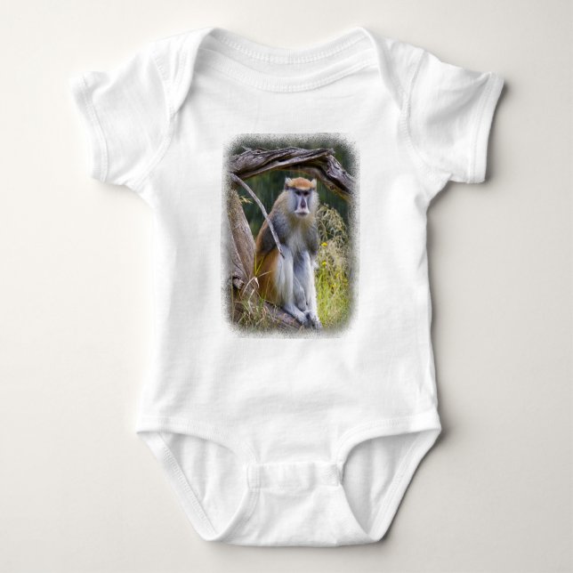 Patas Monkey Baby Bodysuit (Front)