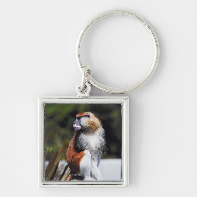 Patas monkey keychain (Front)
